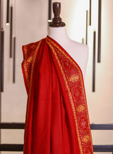 Royal Fashion Embroidered Woolen Shawls - RF25SH I625-4XB01 Maroon